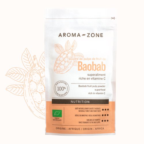Polvere di Polpa di frutto di Baobab BIO - Superfood