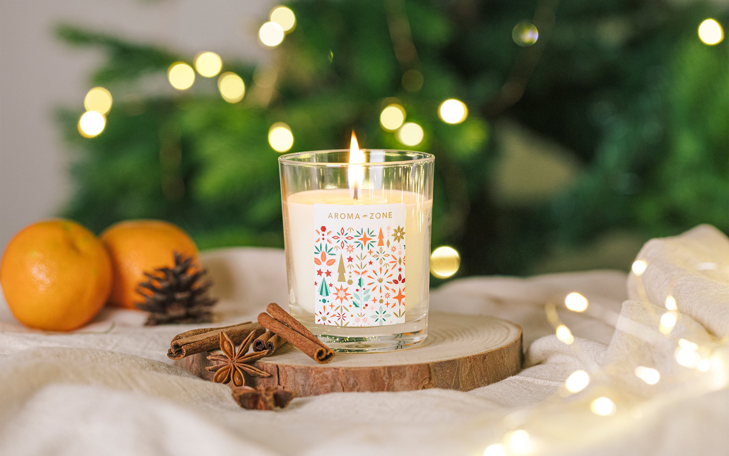 Bougie parfumée Pain d'épices Edition Noël AromaZone