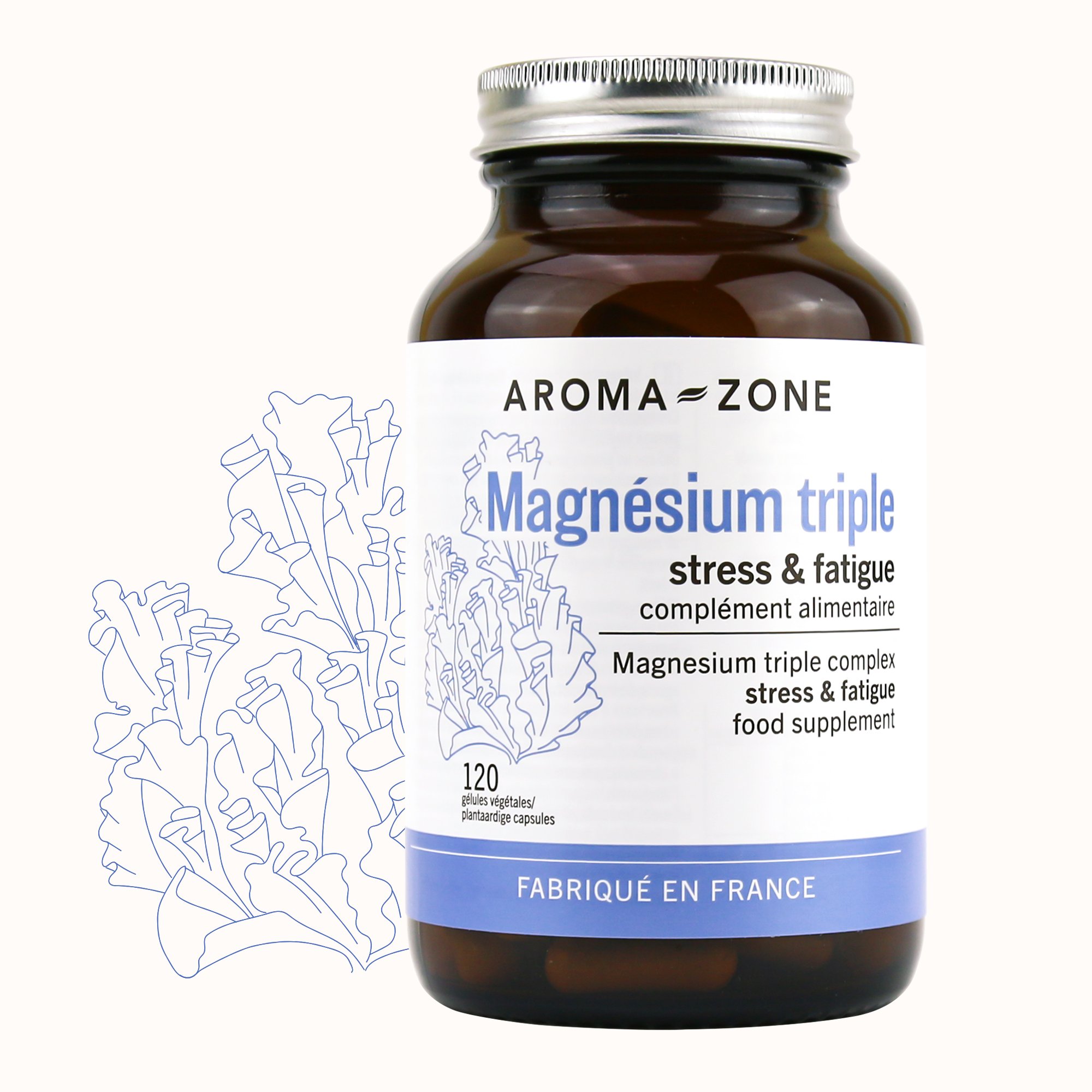 Magnésium triple 120 gélules - Complément alimentaire