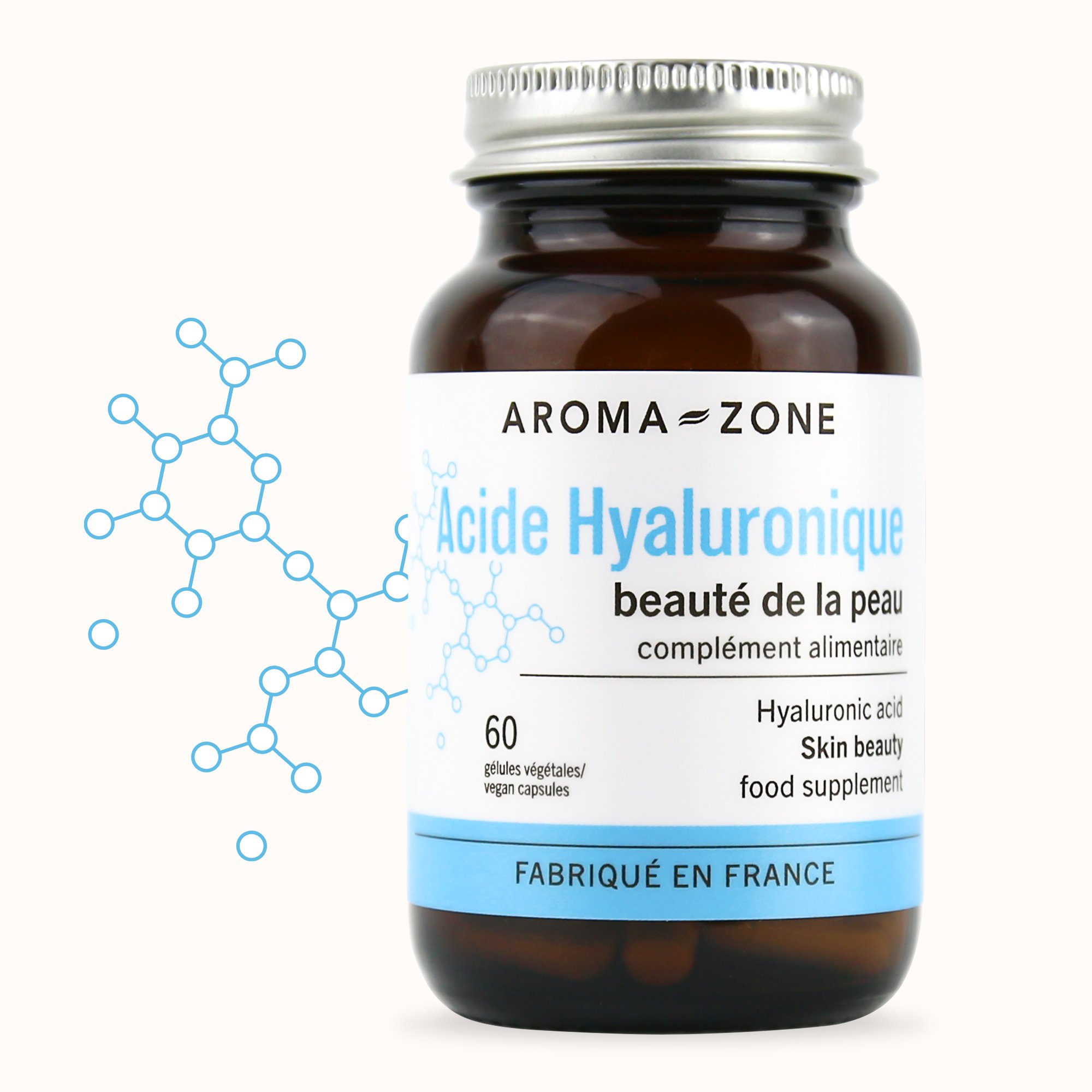 Acide hyaluronique - 60 gélules - Complément alimentaire