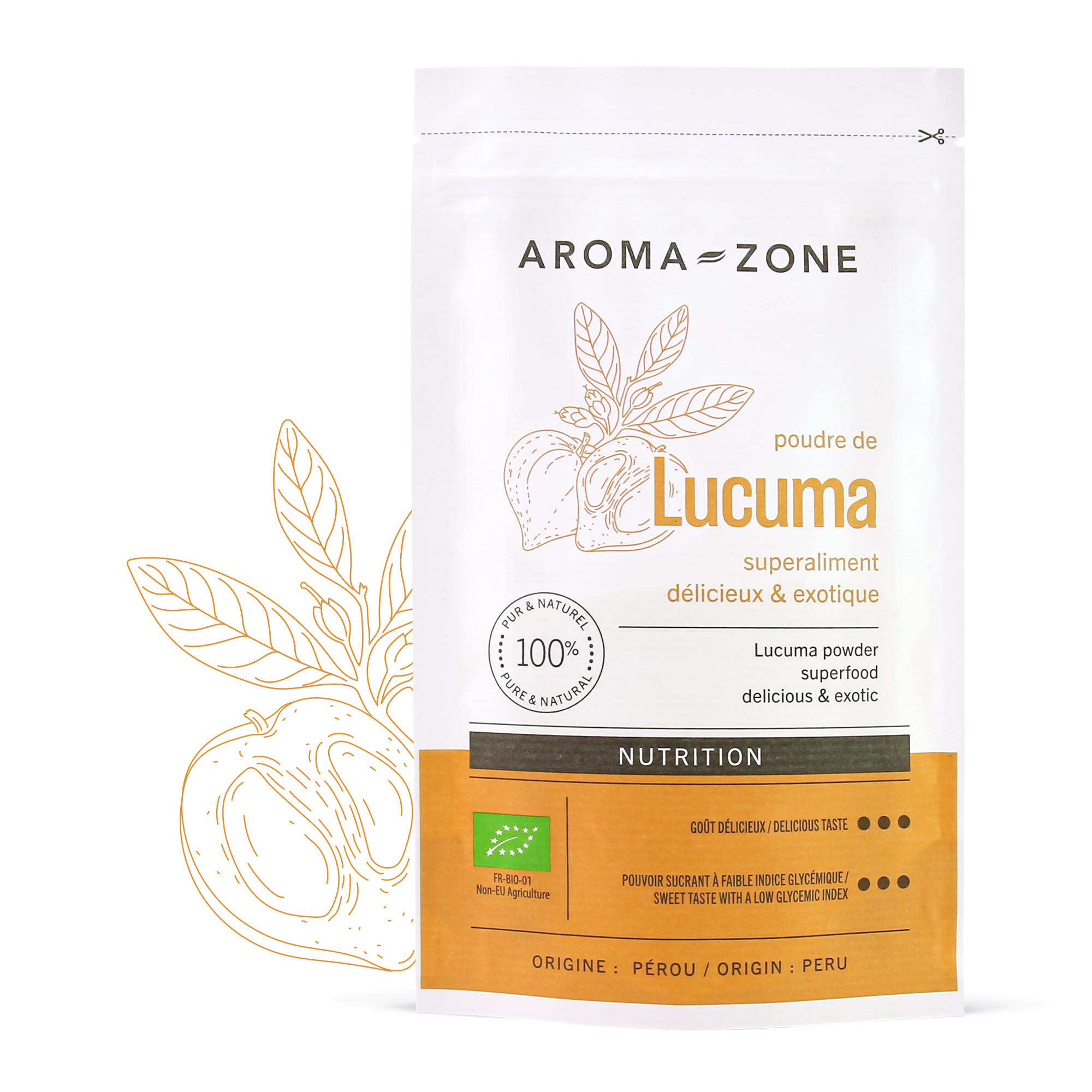 Poudre de Lucuma Bio - Superaliment