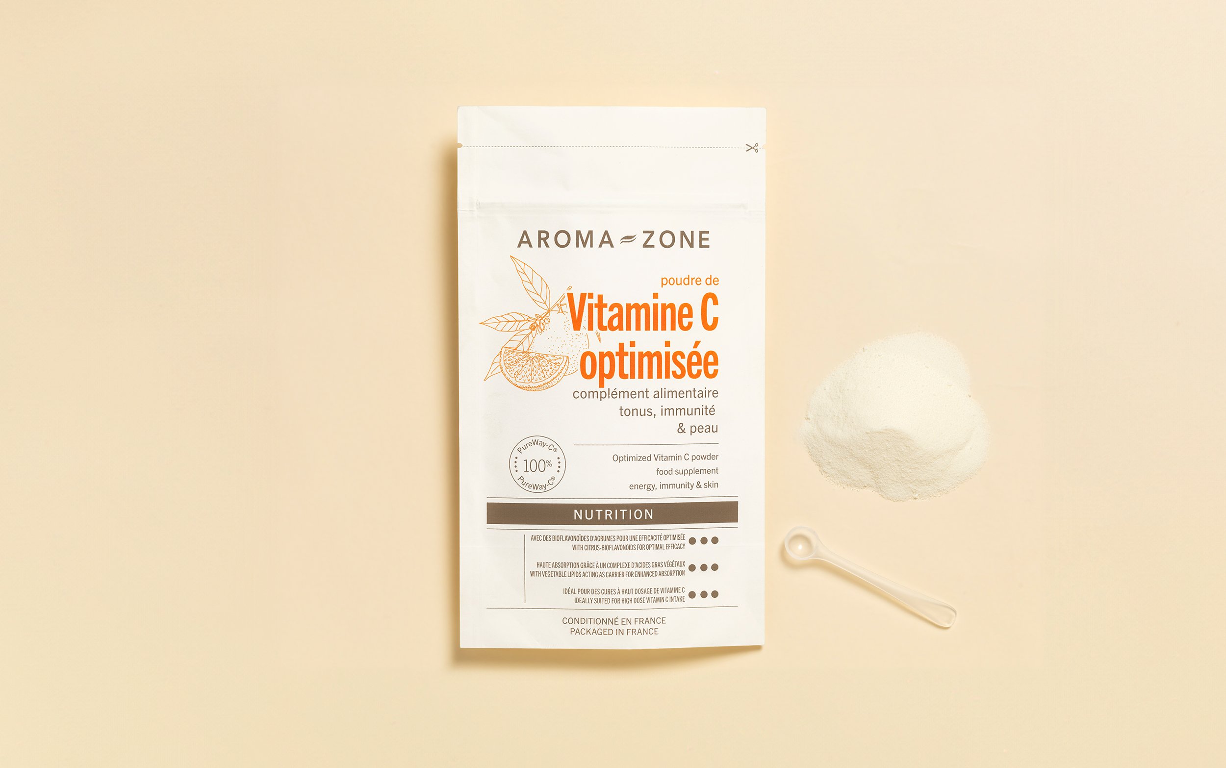 Complément alimentaire Vitamine C optimisée en poudre - 150 G