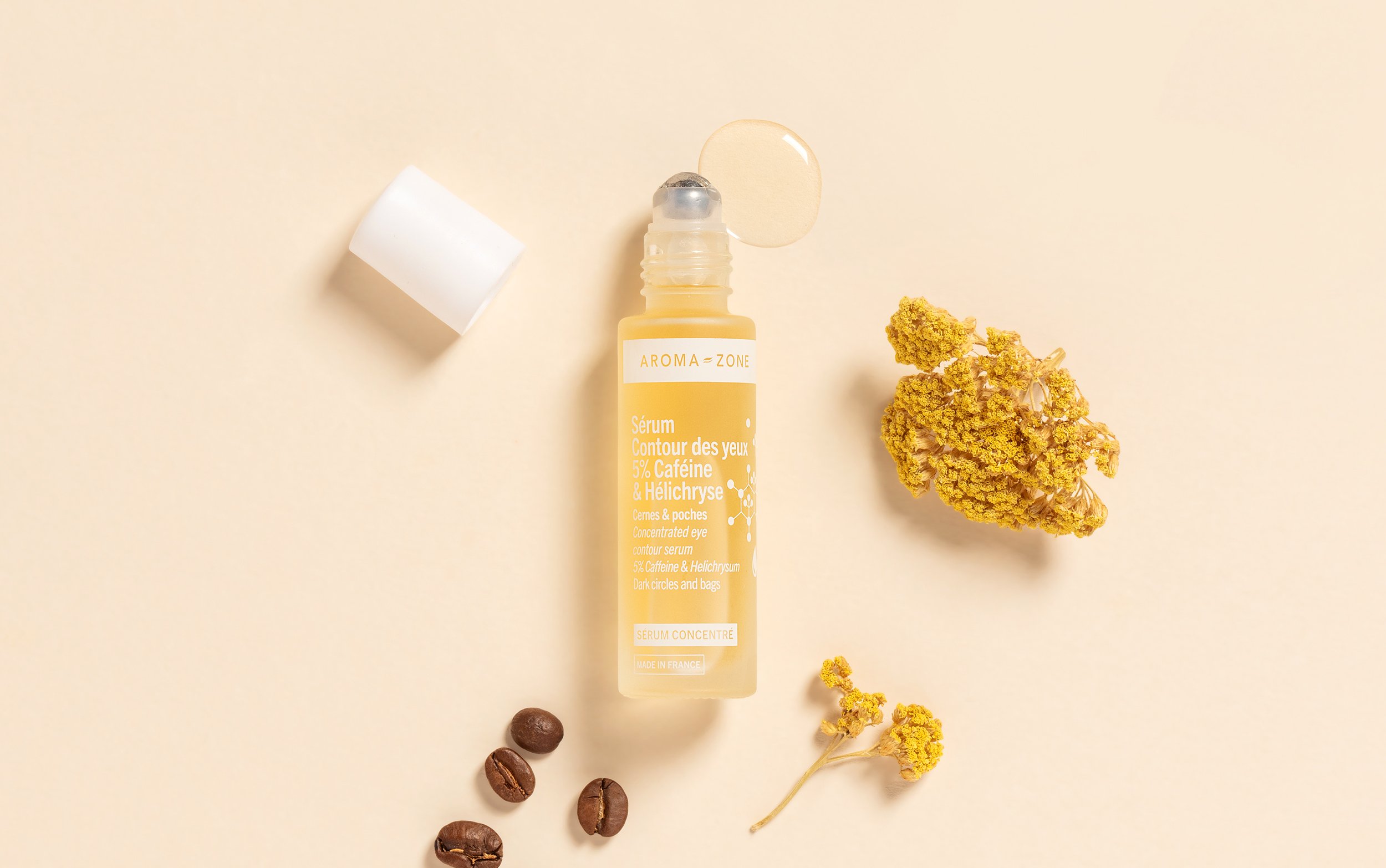 Sérum contour des yeux 5 & caféine & hélichryse AromaZone