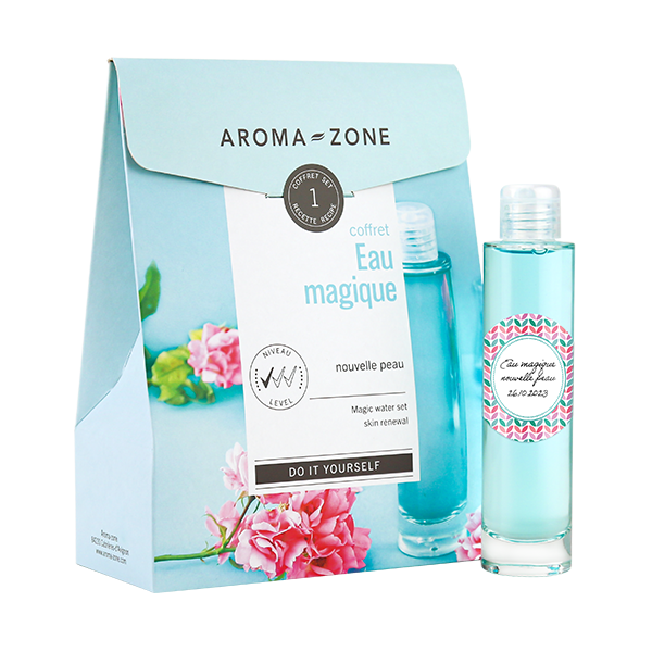 Coffret cosmétique maison Gommage enzymatique peau parfaite AromaZone
