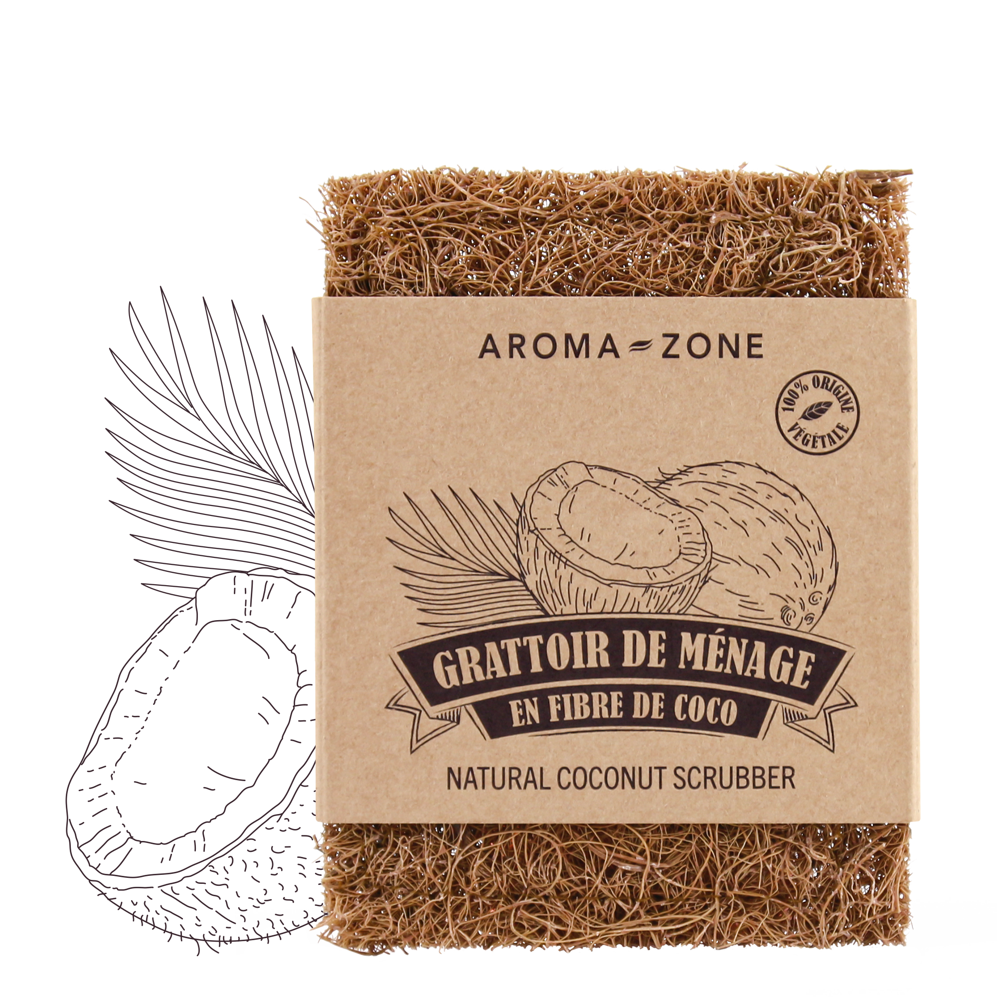 Rouleau à Fibres De Coco 5m à Fibres De Noix De Coco 1200g/㎡, 50cm De Large Pour Jardin Paniers Suspendus 96160332