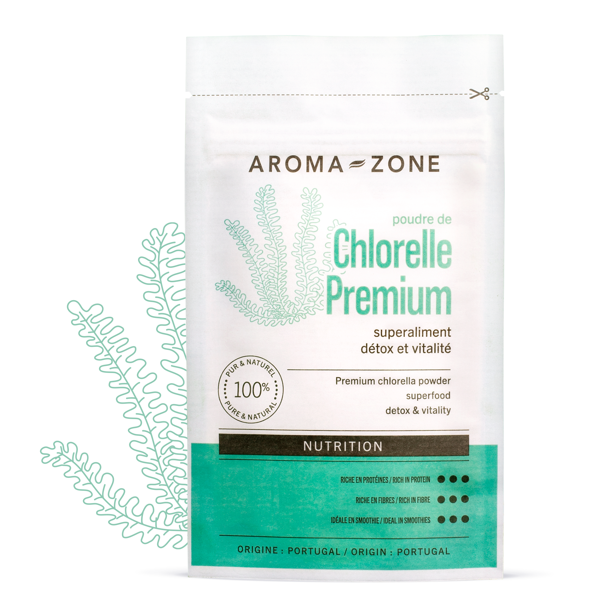 Poudre de Chlorelle Premium - Superaliment