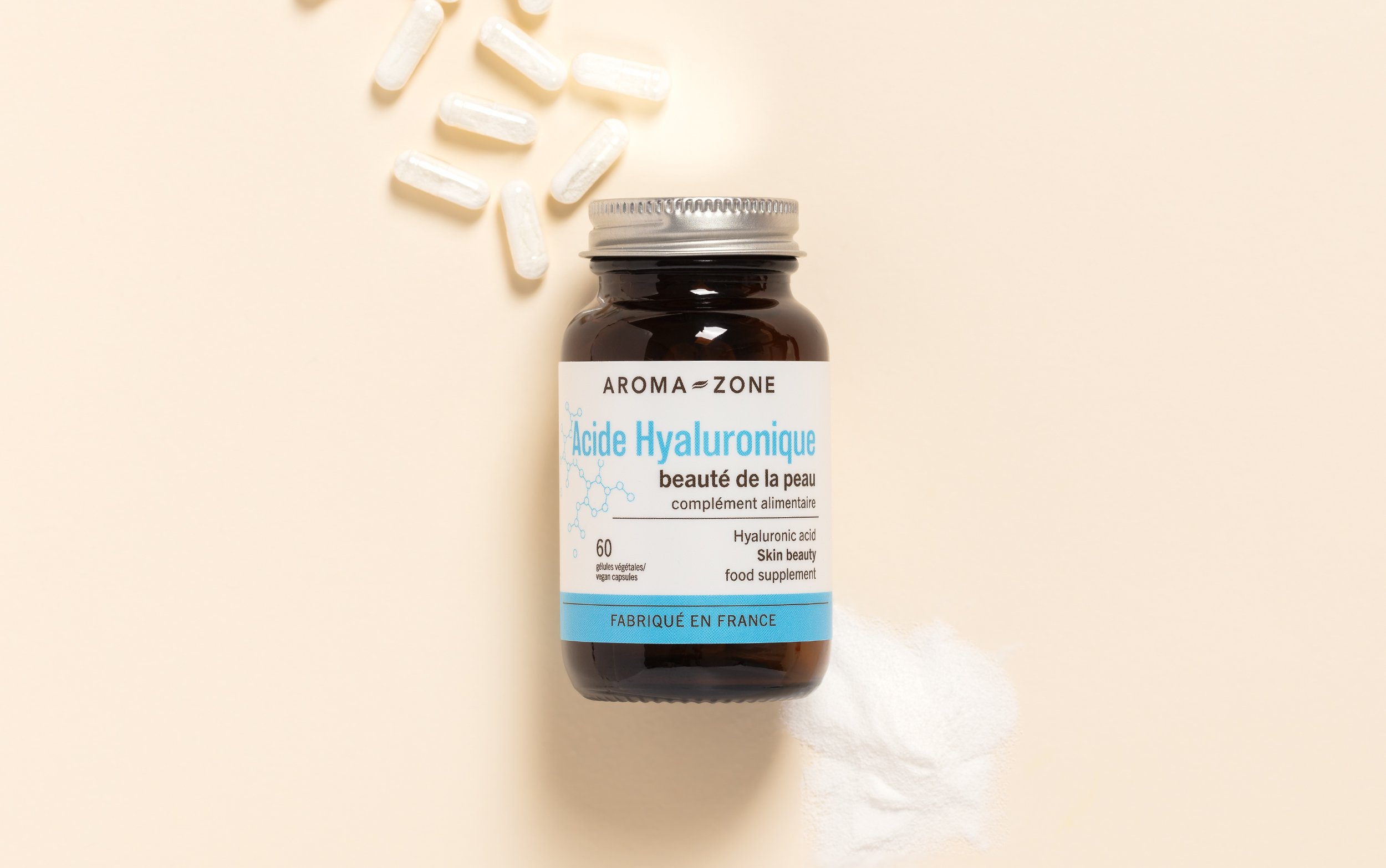 Acide hyaluronique en gélules complément alimentaire AromaZone