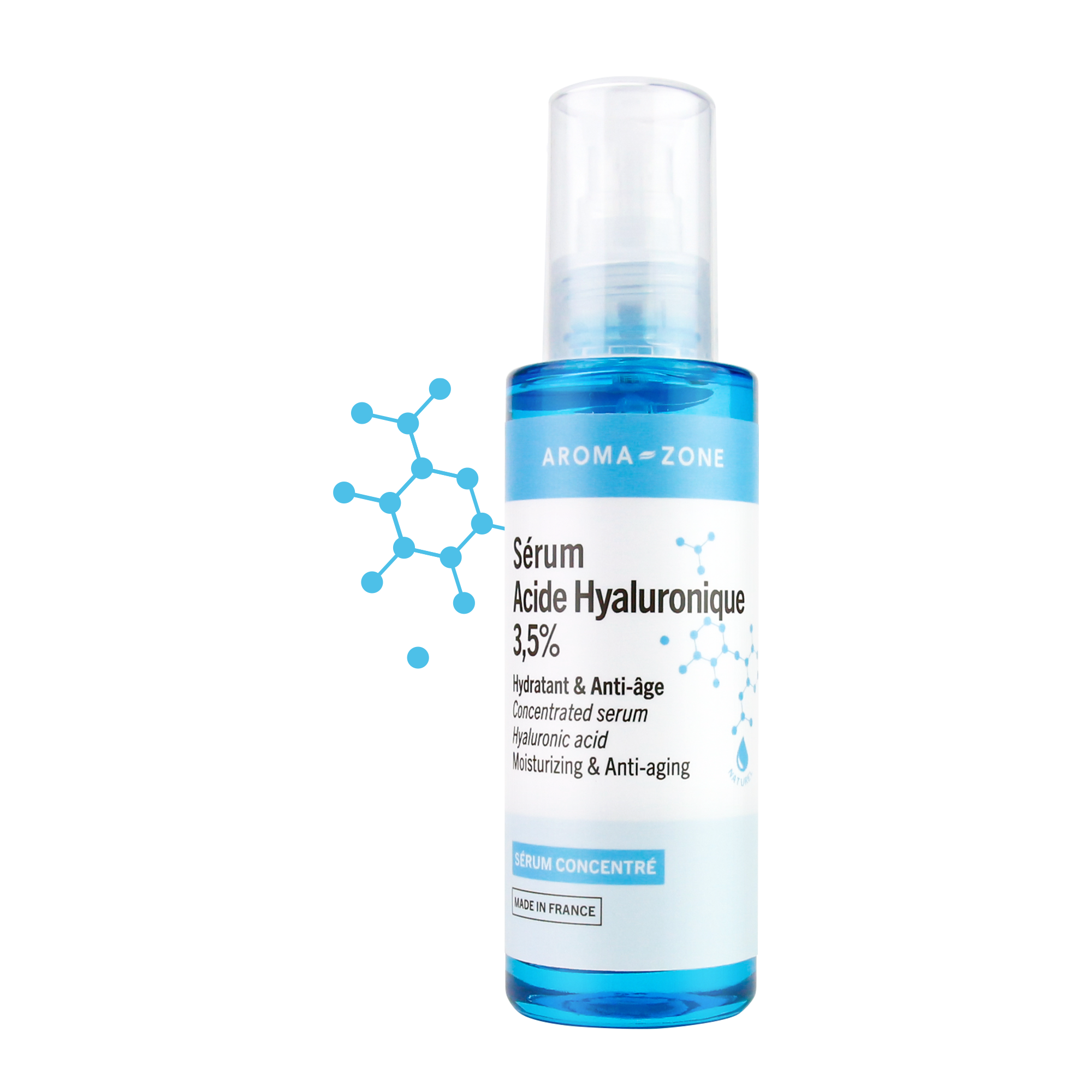 Sérum à L'acide Hyaluronique Aroma Zone - 30 Ml - Hydratant Anti-âge - Neuf