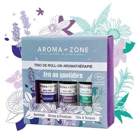 Roll-on aux huiles essentielles - mal des transports - Aroma-Zone