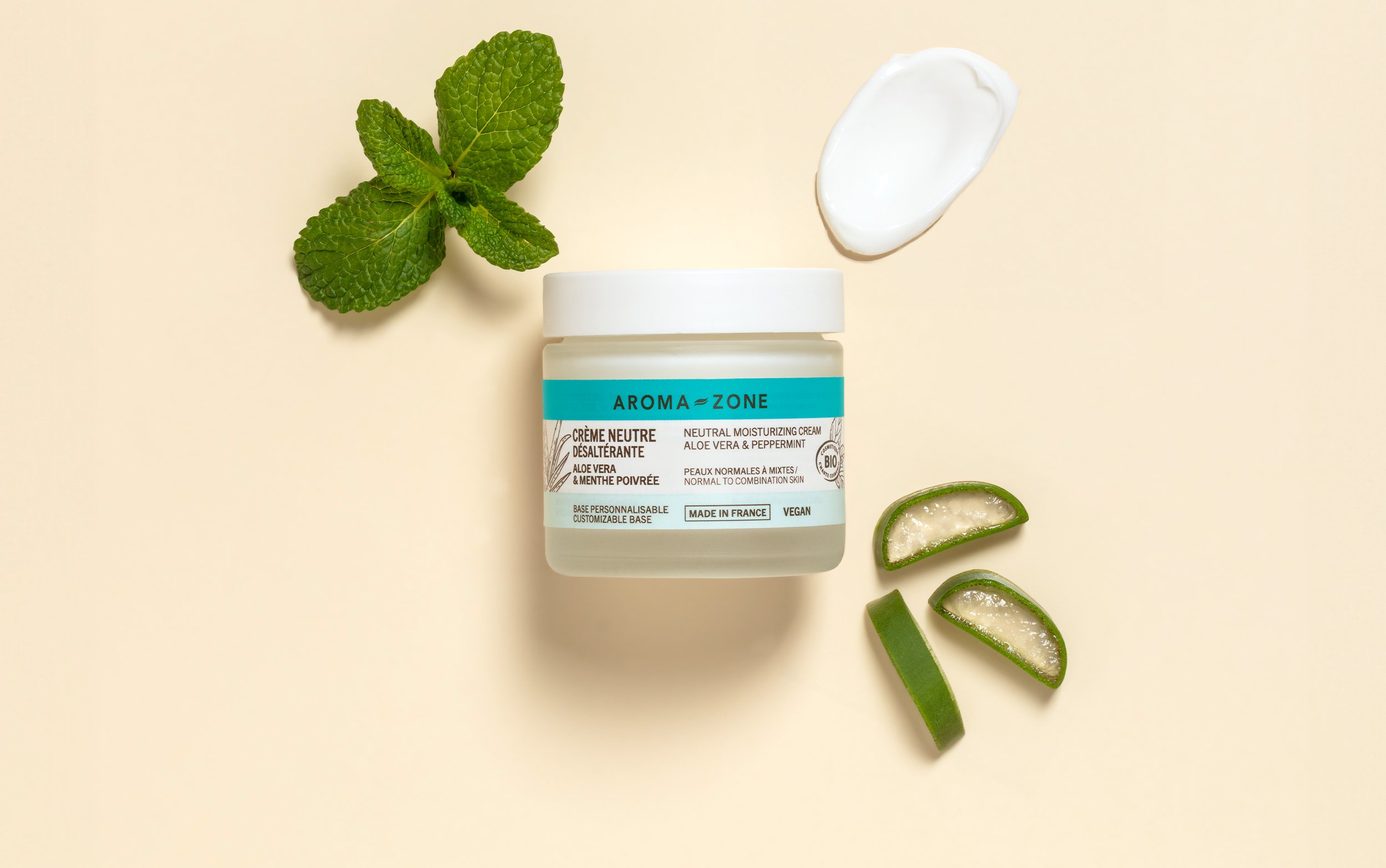 Crème visage et corps désaltérante & hydratante BIO - Aroma-Zone