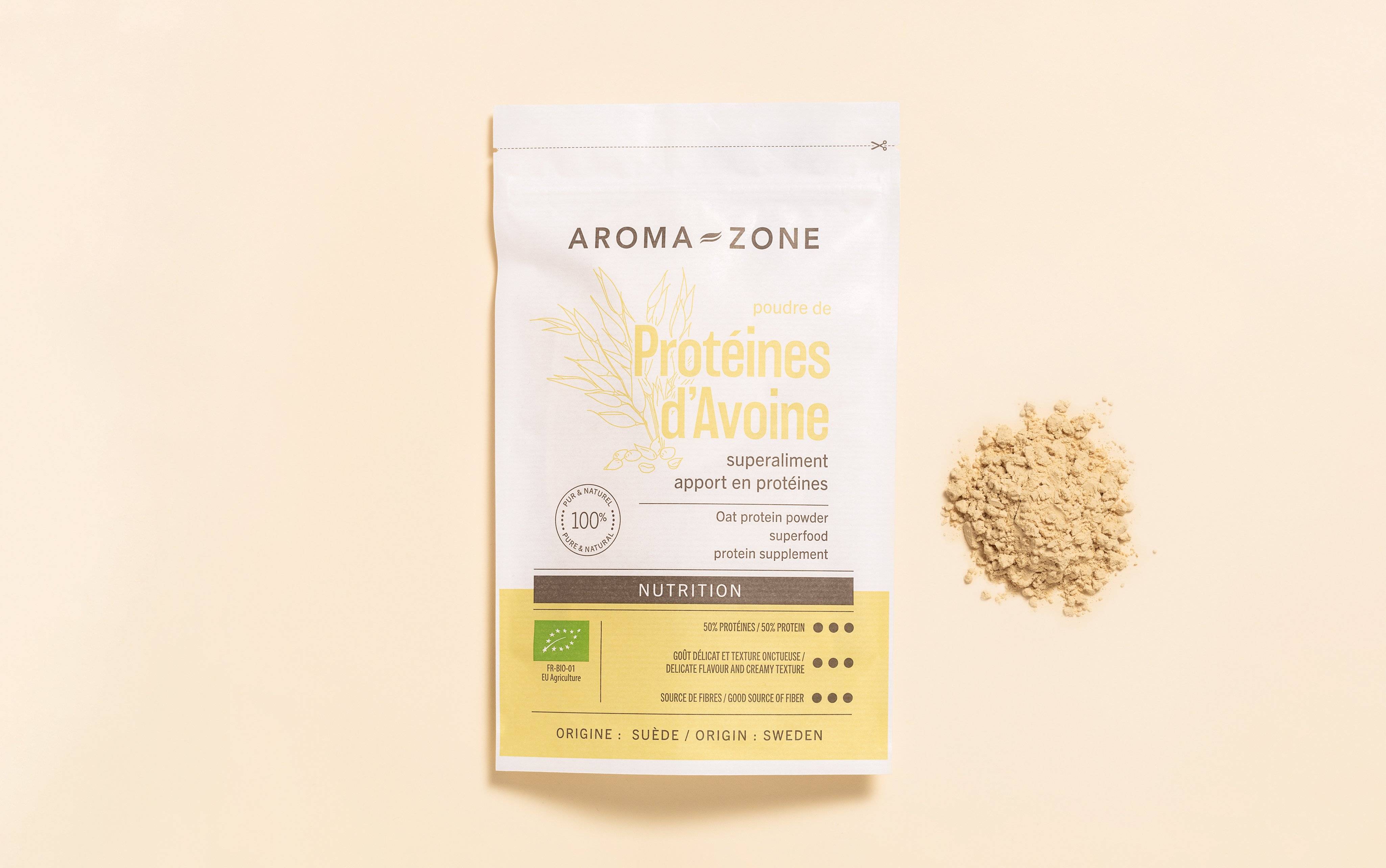 Poudre de Protéines d'Avoine BIO - Aroma-Zone