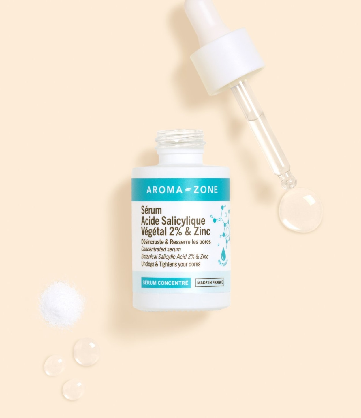 Aroma Zone Sérum concentré Acide Salicylique 2% & Zinc