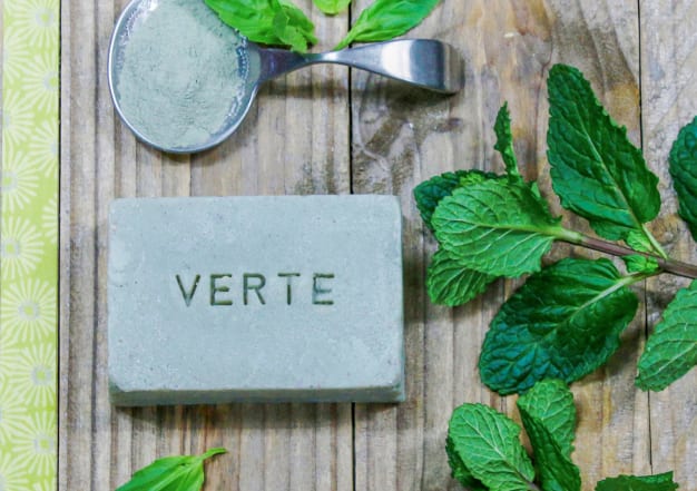 Savon à l'argile verte purifiante