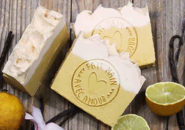 Savon tarte au citron meringuée