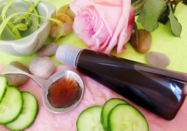 Eau précieuse ayurvédique Rose & Concombre