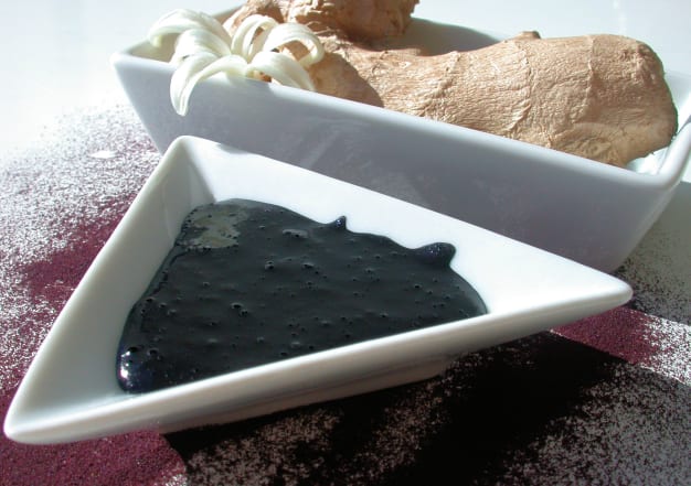 Shampooing oriental pour cheveux bruns à noirs