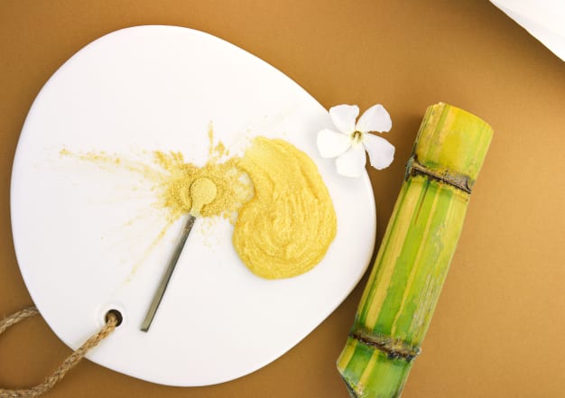 Scrub pour le corps pépite d'or & monoï