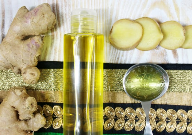 Bain d'huile revitalisant magie indienne gingembre et Amla