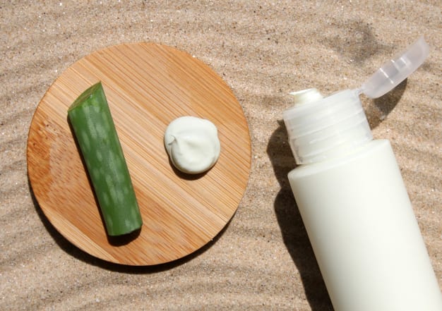 Crème solaire protectrice