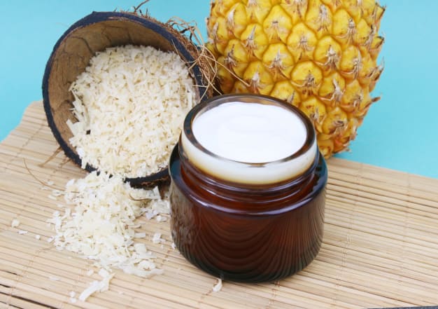 Crème gourmande pour le corps piña colada