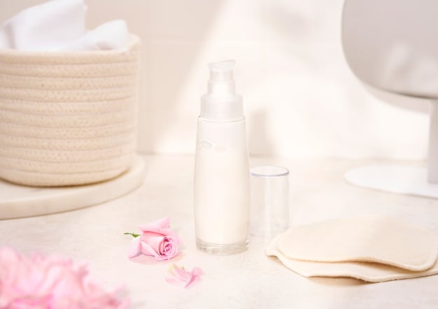 Lait visage démaquillant ciste & rose