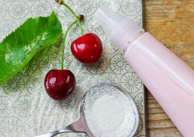 Lait pour le corps cerise scintillante