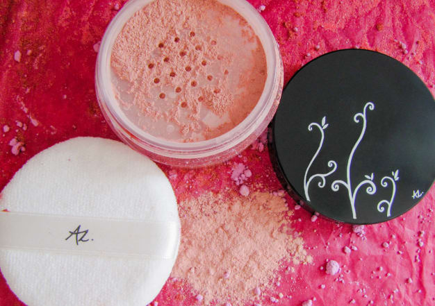 Blush rosy peach