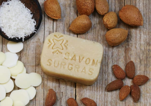 Savon surgras pour peaux délicates