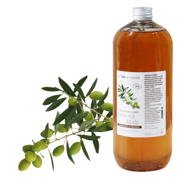 Savon noir liquide végétal