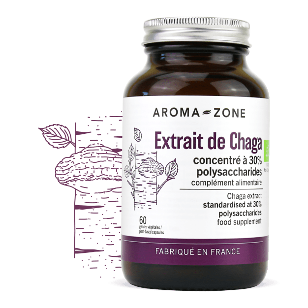 Extrait de Chaga BIO - 60 gélules - Complément alimentaire