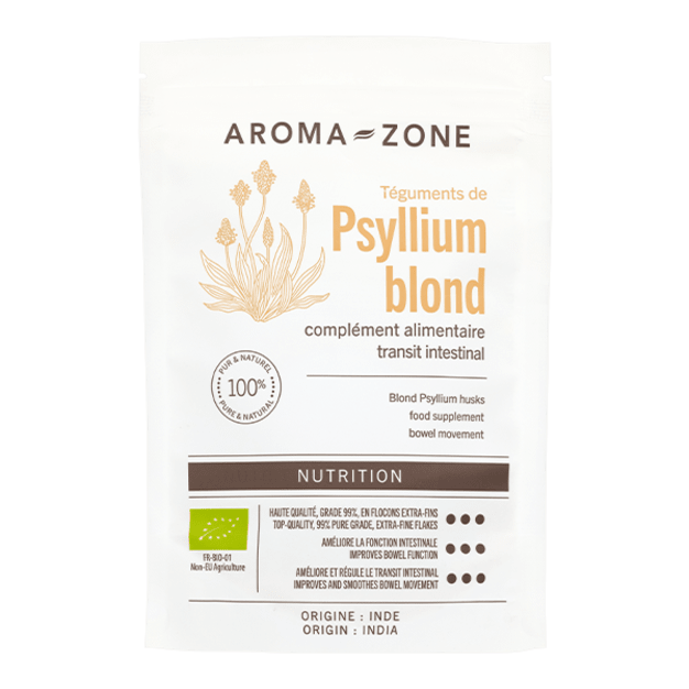 Psyllium Blond Bio En Poudre - Aide à La Digestion Et Au Transit - Sachets Nature Et Partage