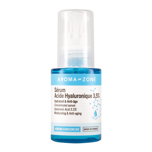Duo De Sérums Aroma-Zone Collagène & Acide Hyaluronique - 30ml + 30ml, Anti-âge, Bio, France