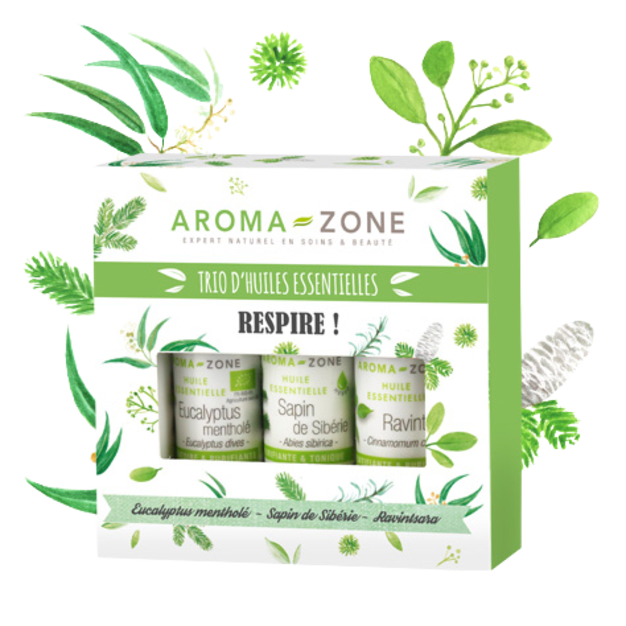 Trio di Oli essenziali - Respira!