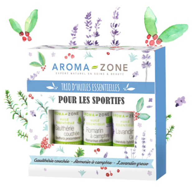Coffret Trio d'huiles essentielles - Pour les Sportifs