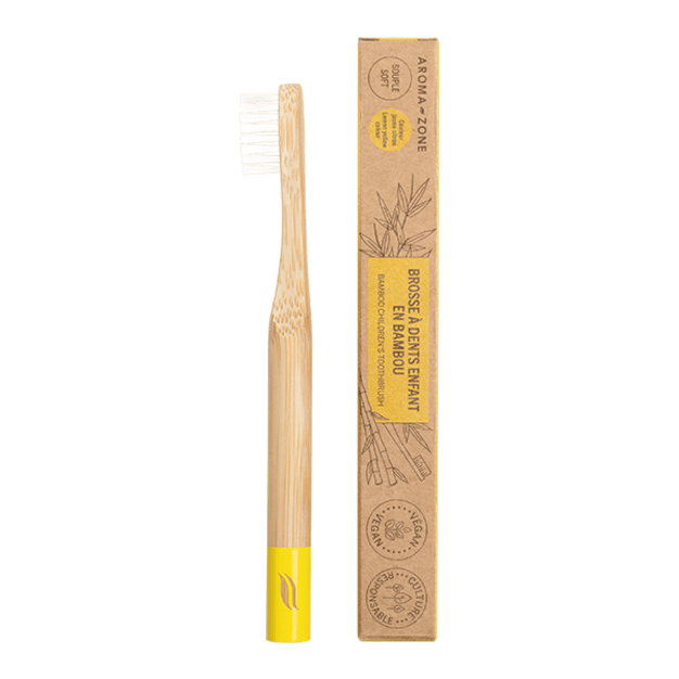 Brosse à dents enfant souple en bambou