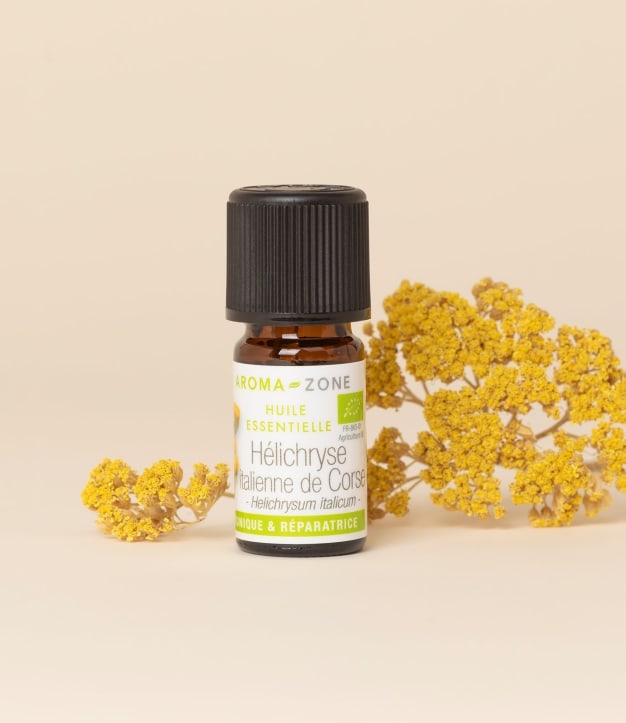 Huile essentielle Hélichryse italienne (Immortelle) de Corse BIO