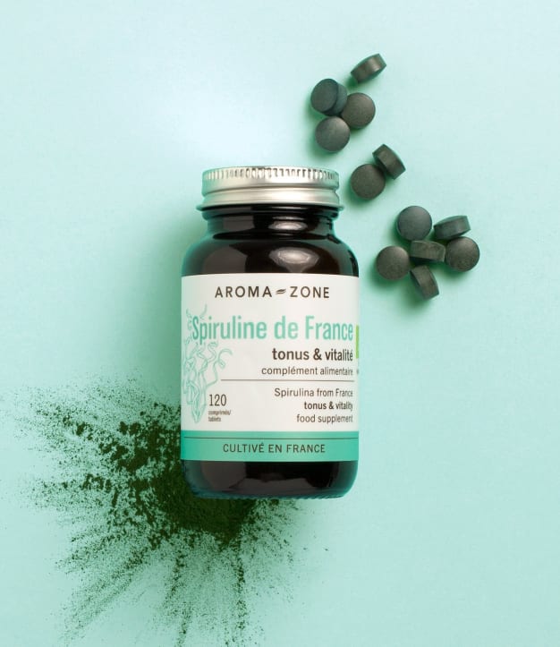 Complément alimentaire Spiruline France BIO 120 comprimés