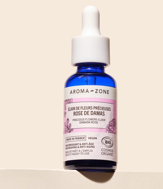 Elixir de fleurs précieuses de Rose de Damas BIO