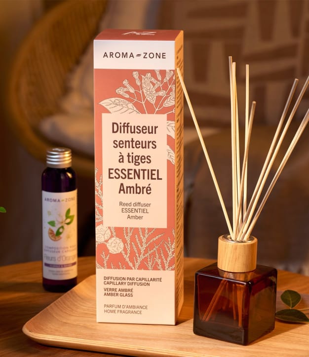 Diffusore di aromi a bastoncini Essenziale ambrato