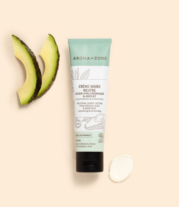 Crema mani neutra all'Acido ialuronico e Avocado BIO