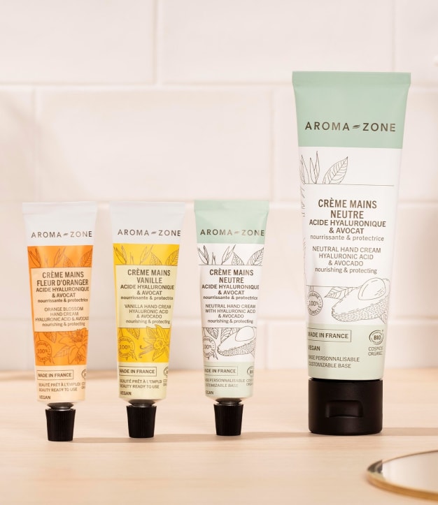 Crème mains Acide hyaluronique & Avocat BIO - Vanille