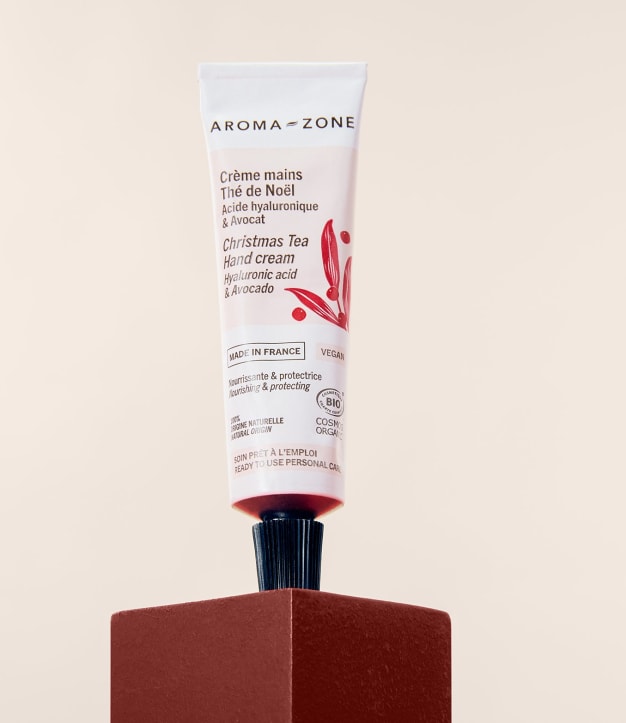 Crème mains Acide hyaluronique & Avocat - Thé de Noël