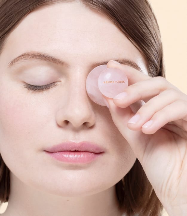 Champignon de massage en quartz rose