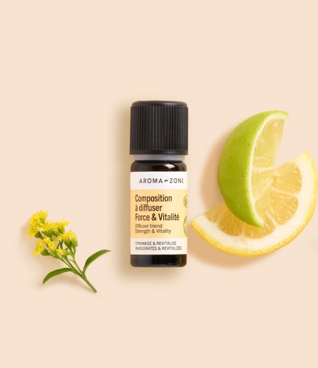 Composition huiles essentielles pour diffuseur Force & Vitalité