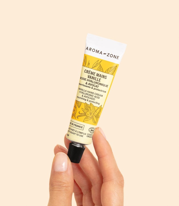 Crème mains Acide hyaluronique & Avocat BIO - Vanille