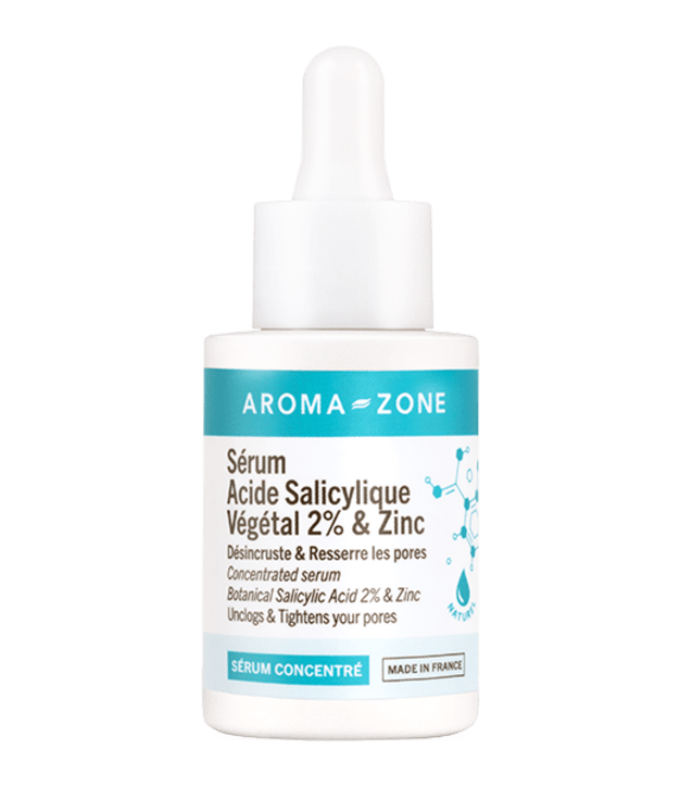 Sérum Anti-Imperfections à L'Acide Salicylique 2% Et Zinc - Peau Nette & Équilibrée | Aroma-Zone