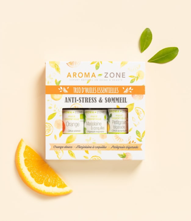 Coffret Trio d'huiles essentielles - Anti-stress et Sommeil