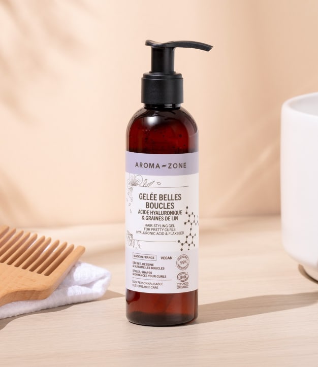 Gelée belles boucles acide hyaluronique et graines de lin