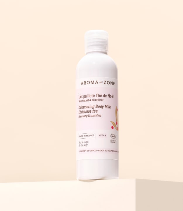 Lait corps pailleté Thé de Noël