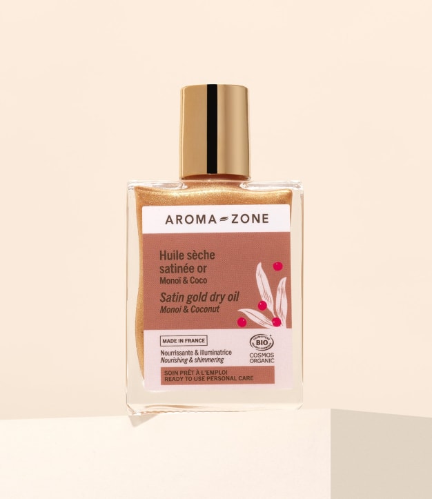 Huile sèche Satinée Or